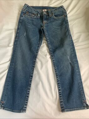 🌟 True Religion "Kate" Low-Rise Skinny Capri Jeans 🌟